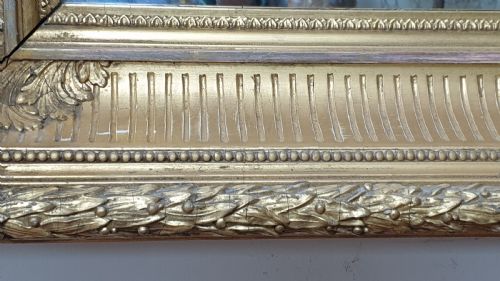 WONDERFUL ENGLISH GILT WALL MIRROR - ADDITIONAL PHOTO 6