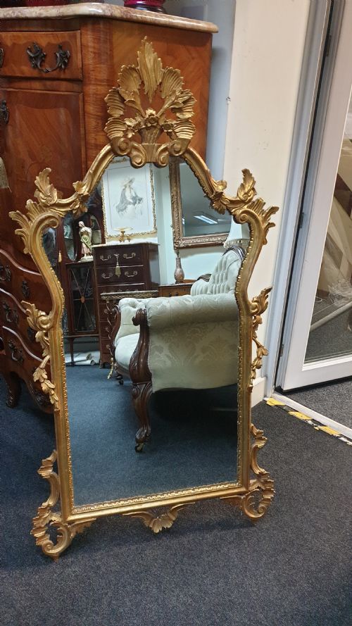 Large French Gilt Mirror
