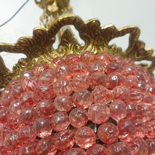 FABULOUS GILT BRASS LANTERN CHANDALIER - ADDITIONAL PHOTO 3