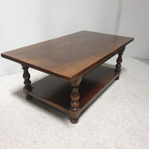 Superb Oak Plank Coffee Table