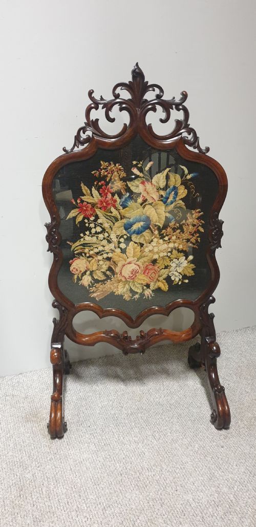 Top Quality Rosewood Fire Screen
