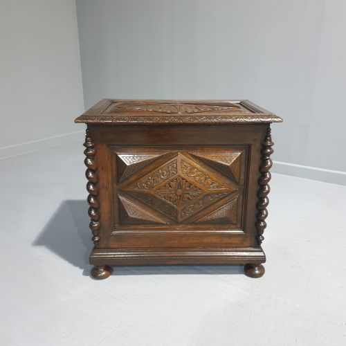 Small French Oak Coffer