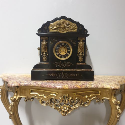 Lovely Victorian Slate Clock