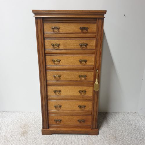 Victorian Wellington Chest of Drawers