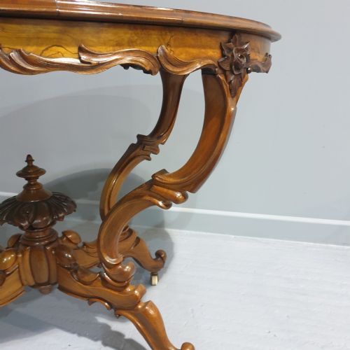 WONDERFUL VICTORIAN MAHOGANY CENTRE TABLE - ADDITIONAL PHOTO 6