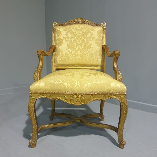 SUPERB GILT CHAIR - ADDITIONAL PHOTO 3