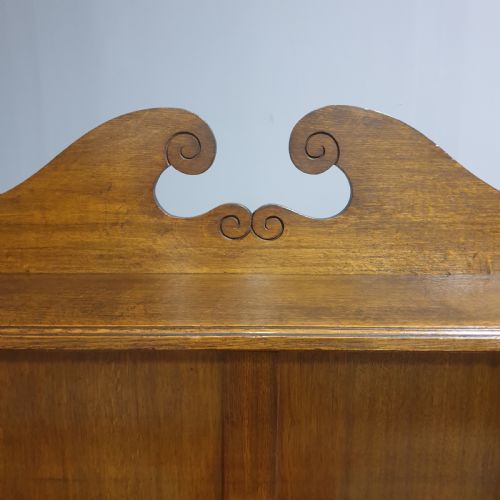 VICTORIAN OAK OPEN ADJUSTABLE BOOKCASE - ADDITIONAL PHOTO 7