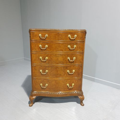 Top Quality Burr Walnut Chest of Drawers