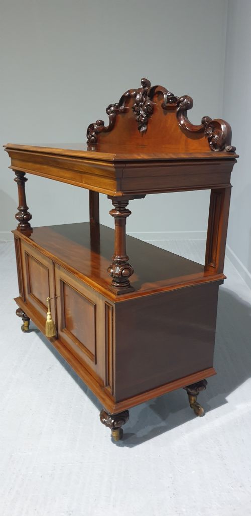 FINE QUALITY VICTORIAN MAHOGANY BUFFET SERVER - ADDITIONAL PHOTO 6