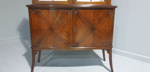 fig 1. Excellent Quality Mahogany Display Cabinet