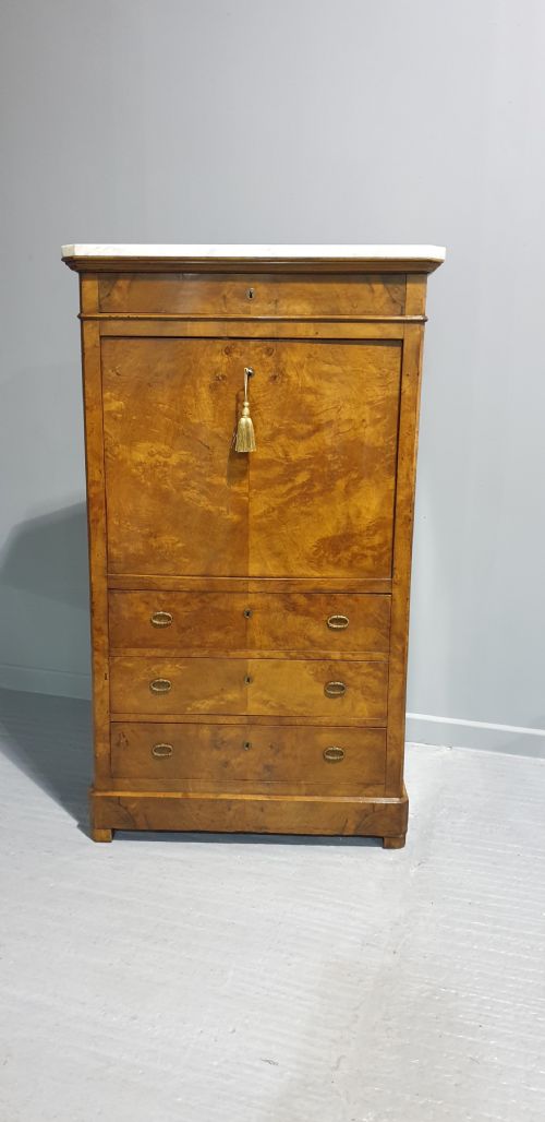 Super French Burr Walnut Escritoire