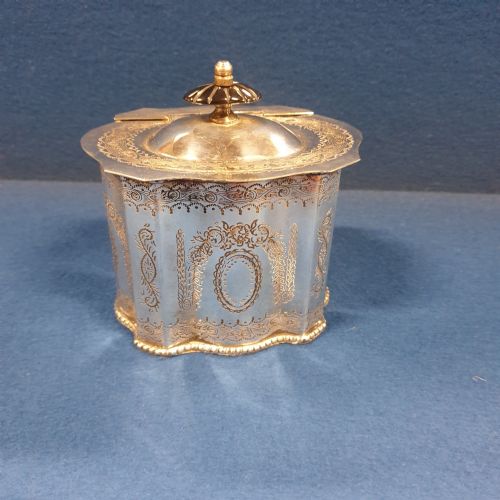 Silver Plate Tea Caddie