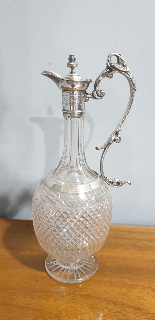 Superb Edwardian Claret Jug