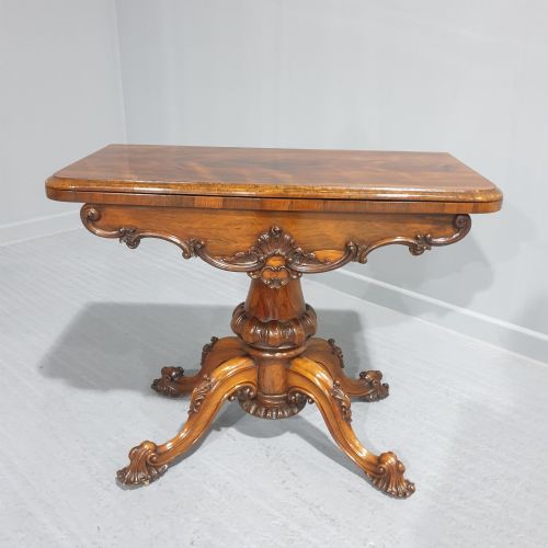 Top Quality Rosewood Card Table