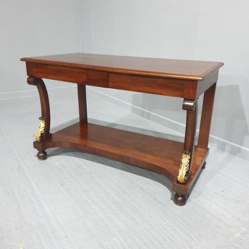 fig 1. Very Nice Mahogany Console Table