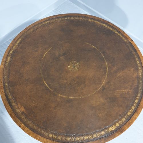 fig 1. Excellent Mahogany Drum Table