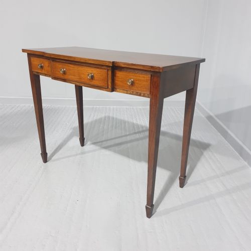 Edwardian Mahogany Breakfront Side Table