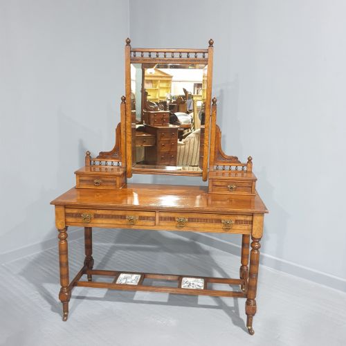 fig 1. Lovely Pollard Oak Dressing Table