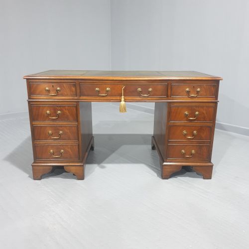 Mahogany Pedestal Desk