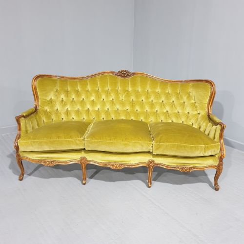 Wonderful French Curved Sofa