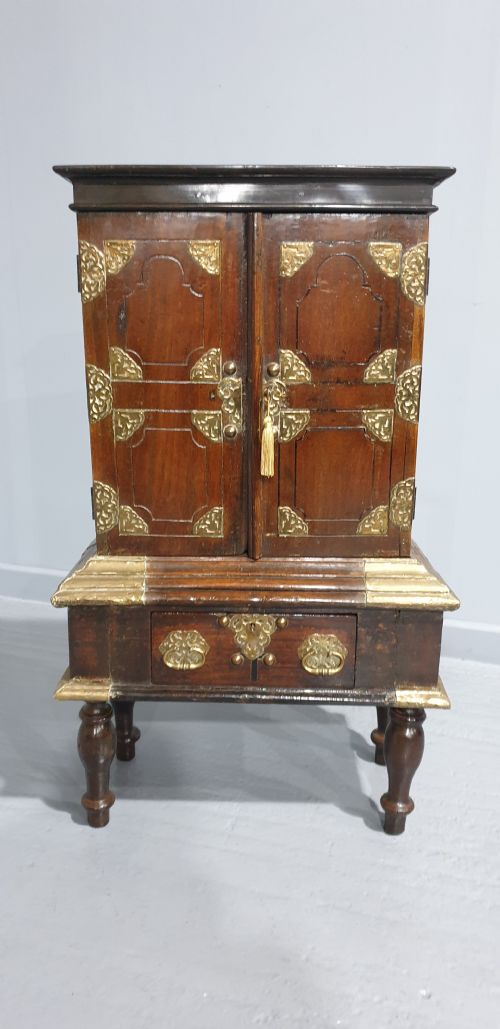 fig 1. Antique Indian Cupboard on Stand