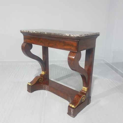 Super French Mahogany Console Table