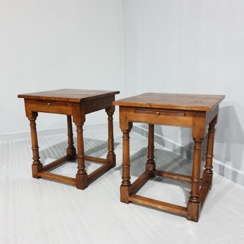 Pair French Lamp Tables