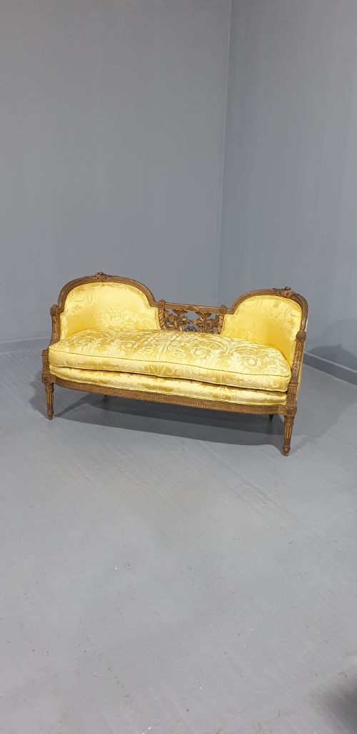 fig 1. Outstandng French Gilt Sofa