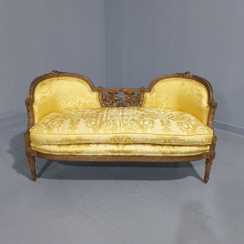 Outstandng French Gilt Sofa