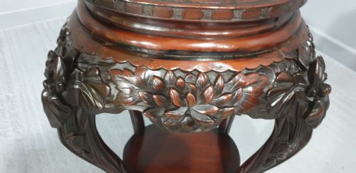 WONDERFUL ORIENTAL JARDINERE STAND - ADDITIONAL PHOTO 2