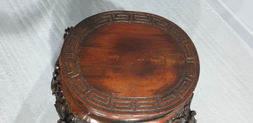 WONDERFUL ORIENTAL JARDINERE STAND - ADDITIONAL PHOTO 4