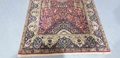 ANTIQUE WOOL CARPET - ADDITIONAL PHOTO 2