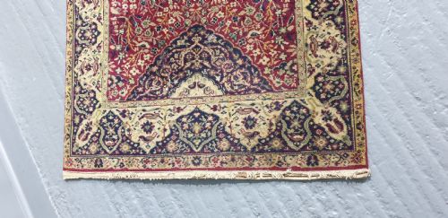 ANTIQUE WOOL CARPET - ADDITIONAL PHOTO 3