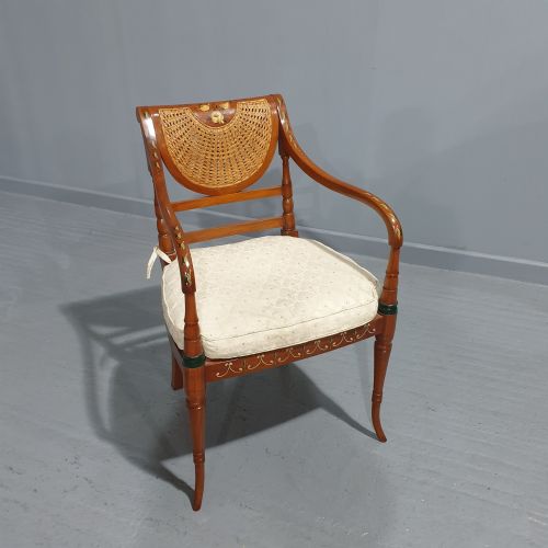 Mahogany Painted Desk Chair