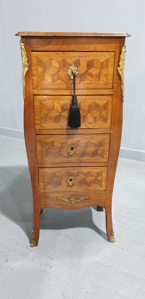 Wonderful Parquetry Semanier Chest of Drawers