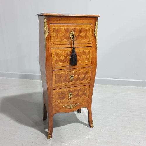fig 1. Wonderful Parquetry Semanier Chest of Drawers