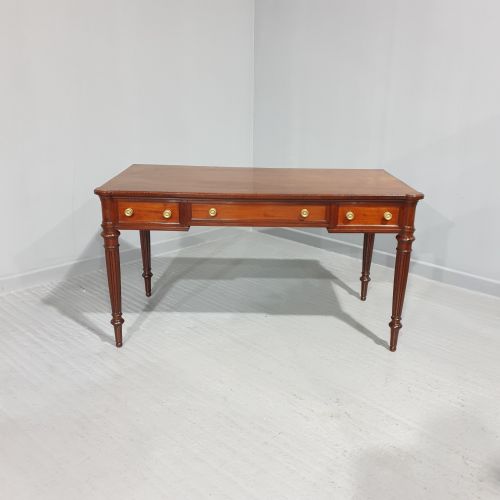 Superb Regency Mahogany Library Writing Table
