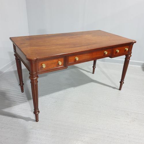 fig 1. Superb Regency Mahogany Library Writing Table