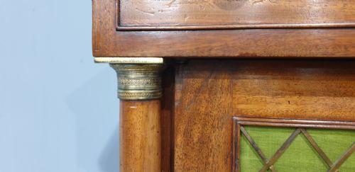 SUPERB REGENCY MAHOGANY SIDE CABINET - ADDITIONAL PHOTO 6