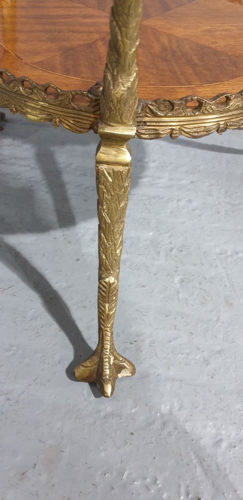 SUPER FRENCH PARQUETRY OCCASIONAL SIDE TABLE - ADDITIONAL PHOTO 5