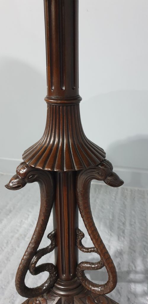 VERY GOOD MAHOGANY PIE CRUST OCCASIONAL TABLE - ADDITIONAL PHOTO 4