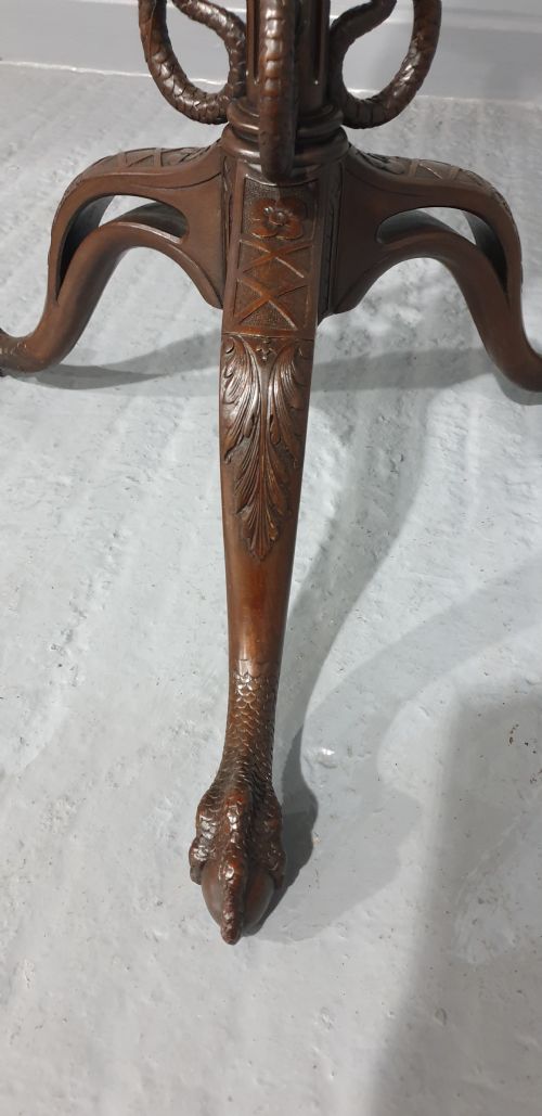 VERY GOOD MAHOGANY PIE CRUST OCCASIONAL TABLE - ADDITIONAL PHOTO 5