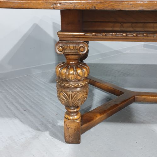fig 1. Huge 10ft (4 mtr) Oak Refrectory Dining Table