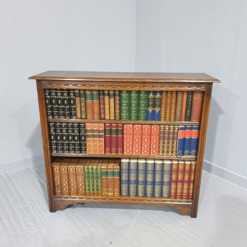 Oak Adjustable Open Library Bookcase