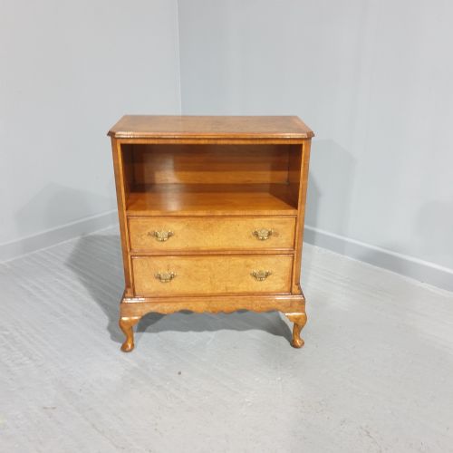 PRETTY BURR WALNUT BOOKCASE - ADDITIONAL PHOTO 1
