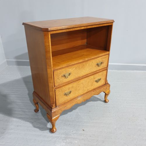 PRETTY BURR WALNUT BOOKCASE - ADDITIONAL PHOTO 2