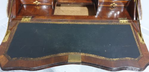 EXCELLENT QUALITY EARLY 19THC FRENCH KINGWOOD PARQUETRY BUREAU - ADDITIONAL PHOTO 5