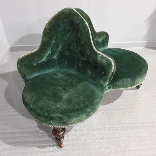 fig 1. Victorian Conversation Sofa