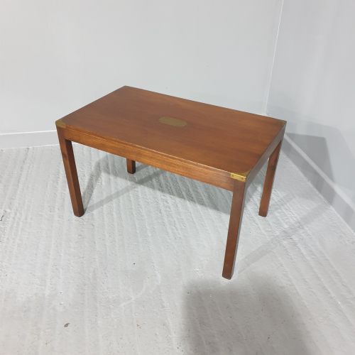 Mahogany Campaign Coffee Table