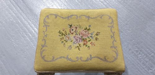 WONDERFUL ENGLISH PAINTED STOOL - ADDITIONAL PHOTO 4